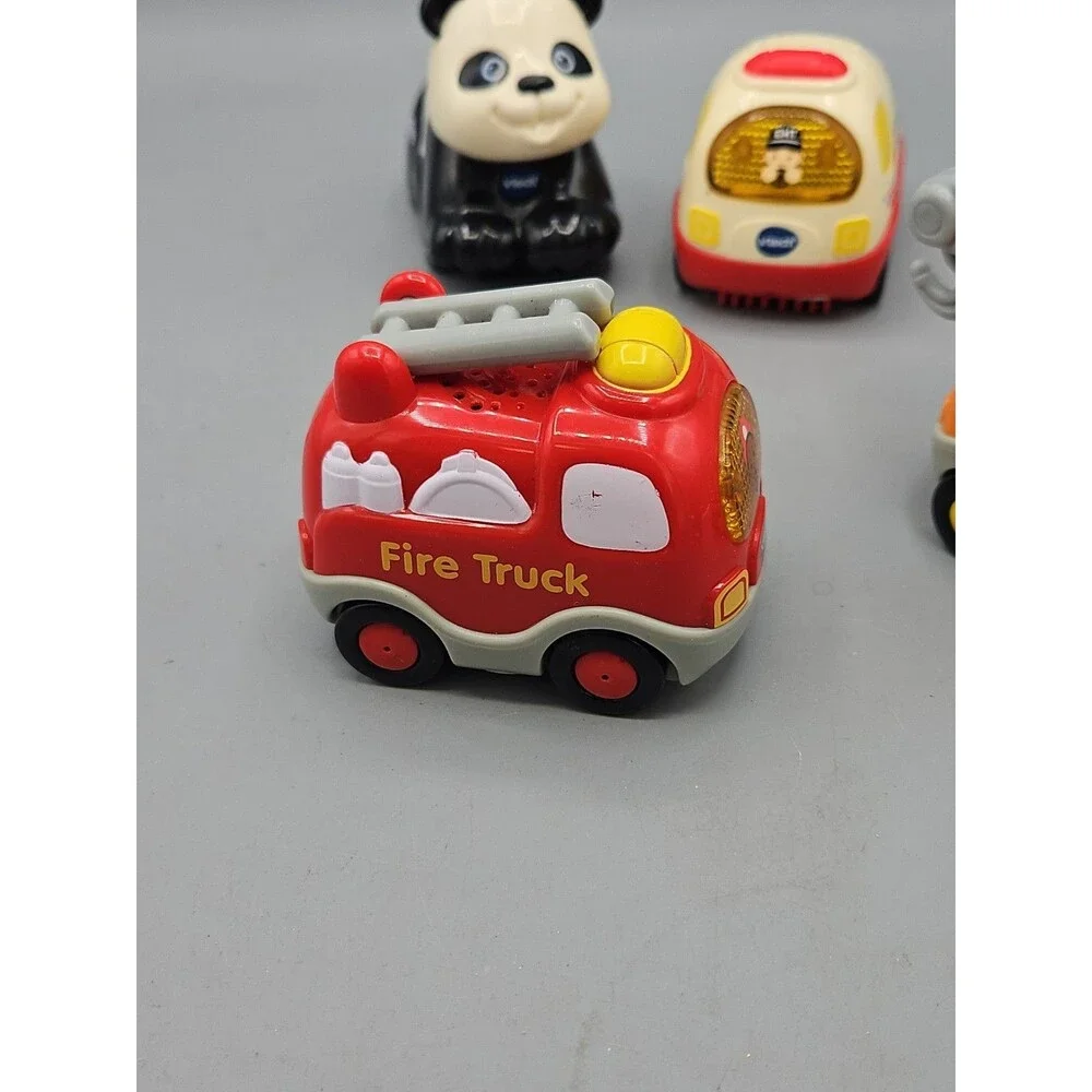 VTech Go! Go! Smart Wheels Vehicles Airplane Fire Truck Lights Sounds Toy Lot